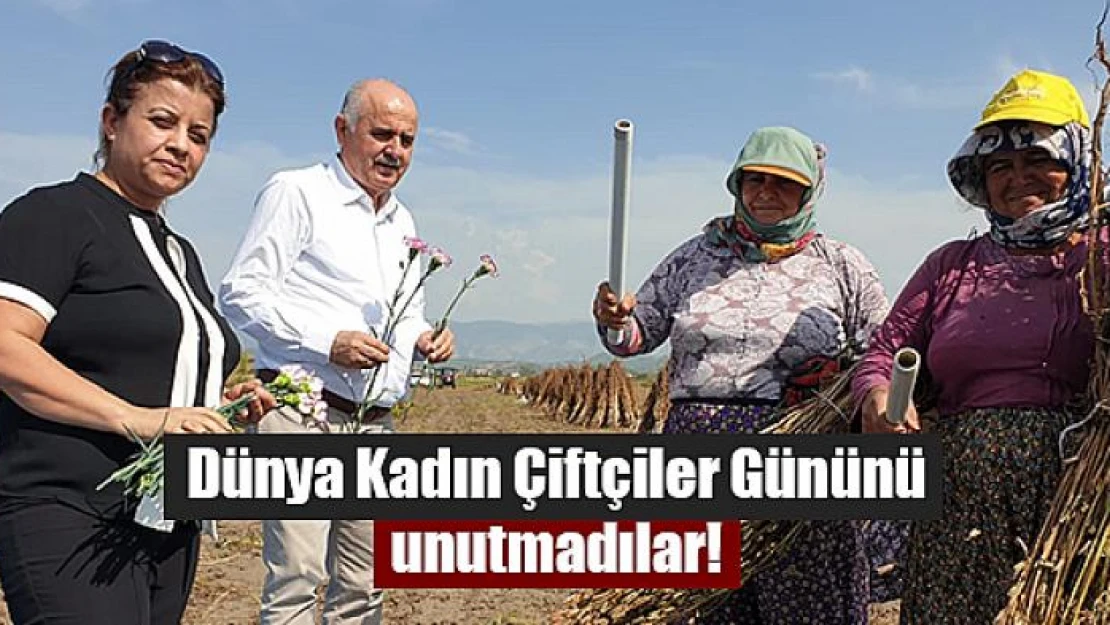 Dünya Kadın Çiftçiler Gününü unutmadılar!