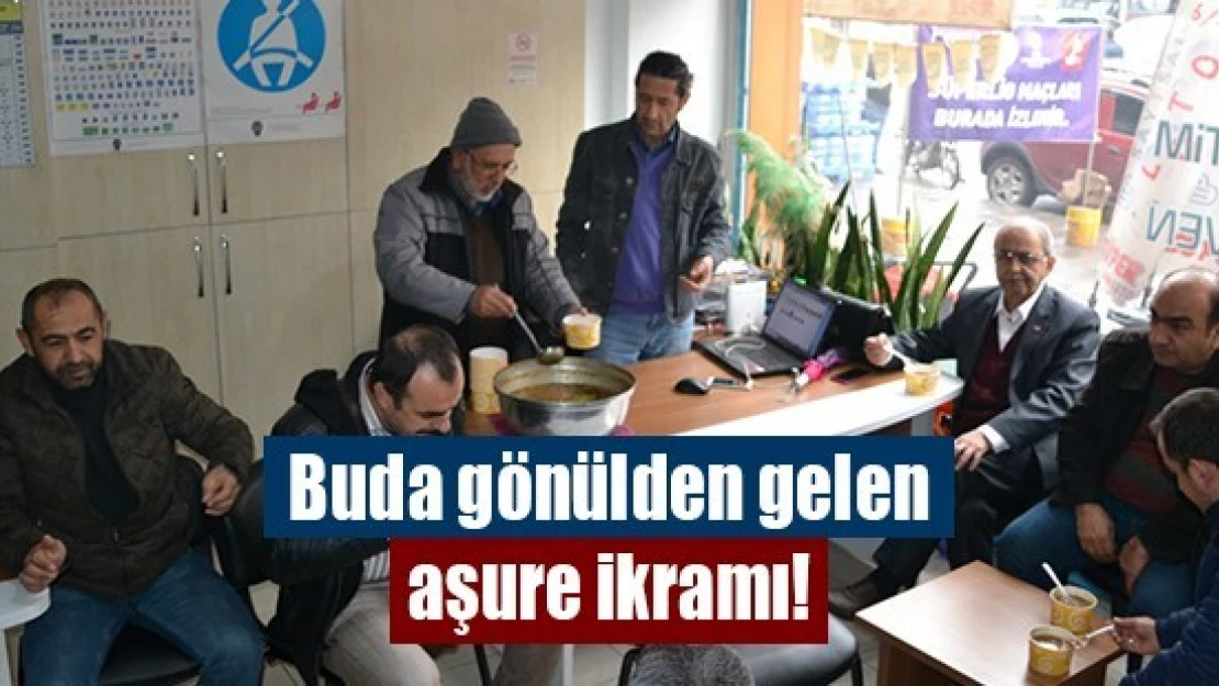 Buda gönülden gelen aşure ikramı!