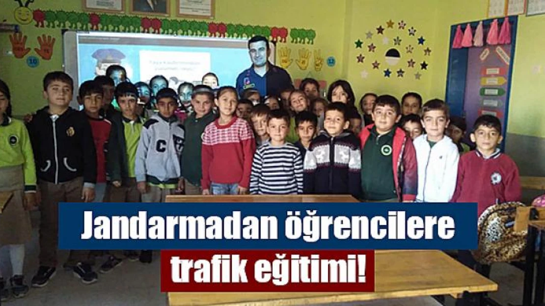 Jandarmadan öğrencilere trafik eğitimi!