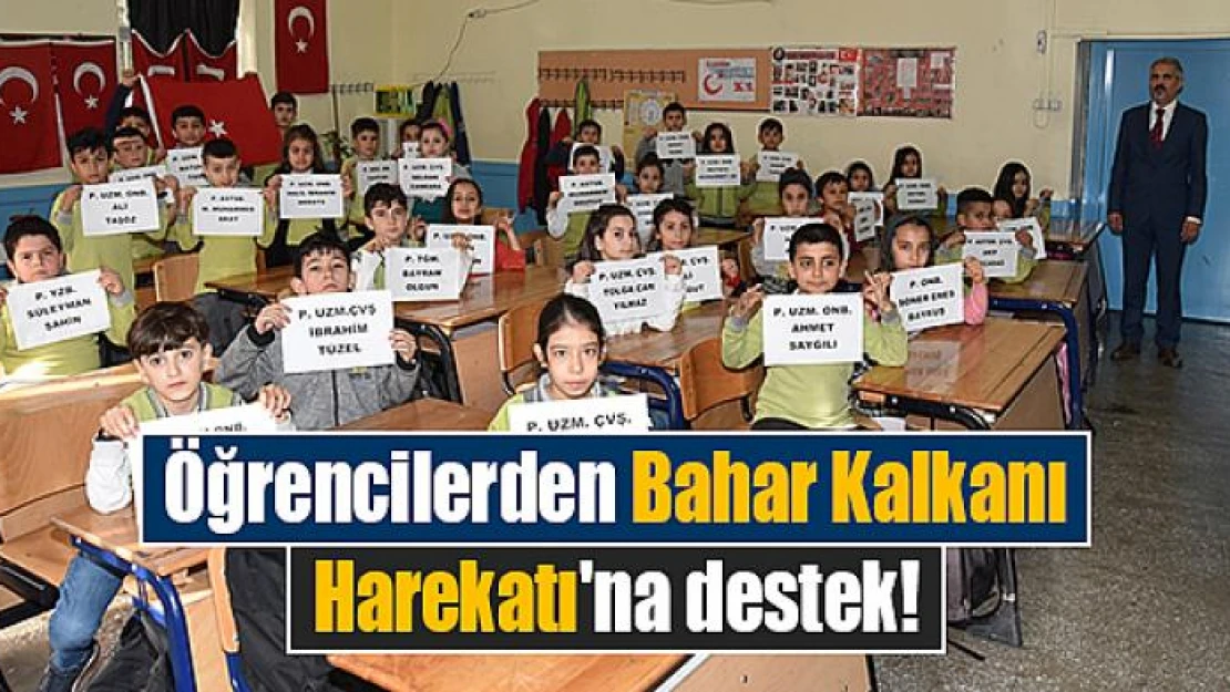 Öğrencilerden Bahar Kalkanı Harekatı'na destek!