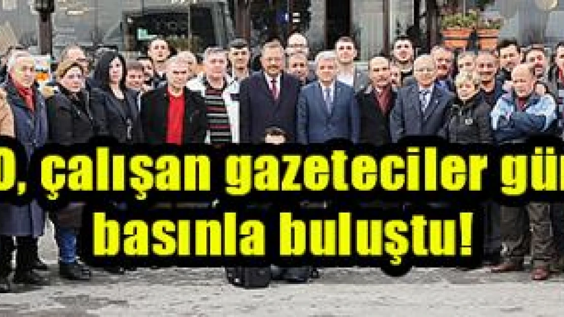 KMTSO, çalışan gazeteciler gününde basınla buluştu!