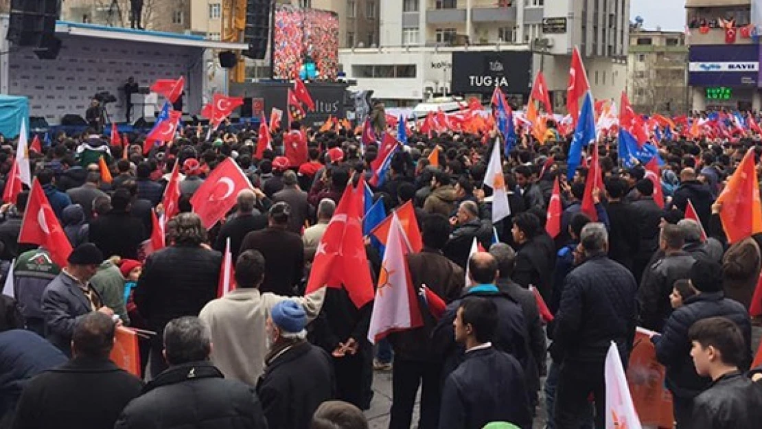 AK Parti mitingi Kahramanmaraş'ta başladı!