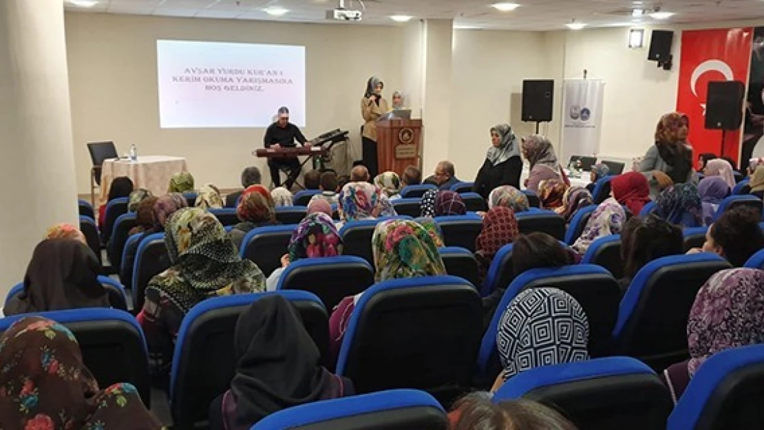 Kahramanmaraş'ta Kuran-I Kerim'i güzel okuma yarışması düzenlendi!