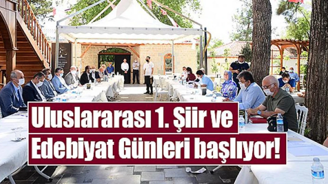 Uluslararası 1. Şiir ve Edebiyat Günleri başlıyor