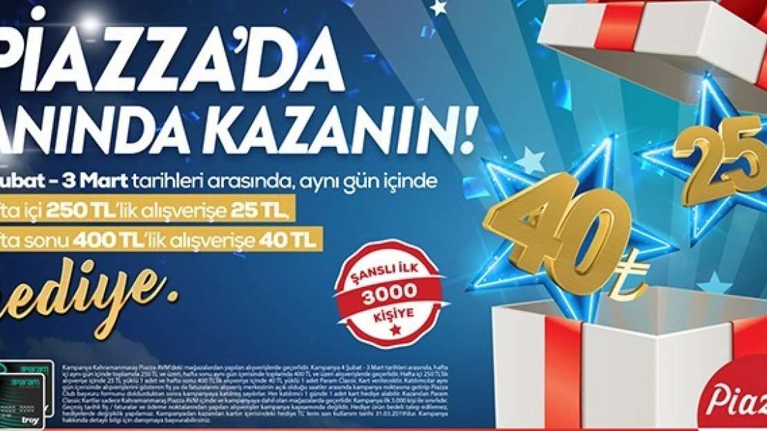 Piazza'dan ''Param Classic' kart kampanyası!