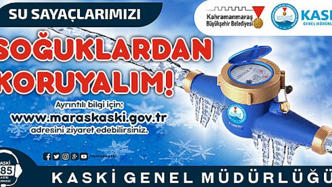 Su sayaçlarınızı soğuktan koruyun!