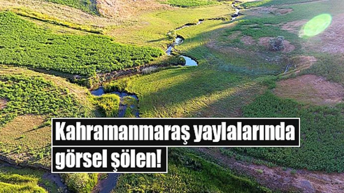 Kahramanmaraş yaylalarında görsel şölen