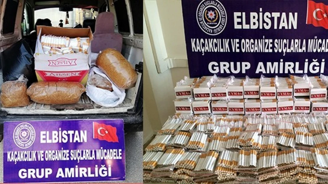 Elbistan'da kaçakçılıkla mücadele!