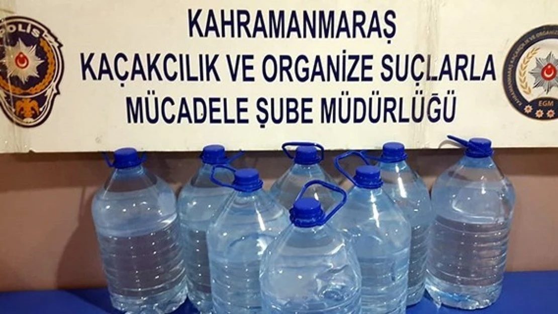 Kahramanmaraş'ta sahte içki operasyonu!