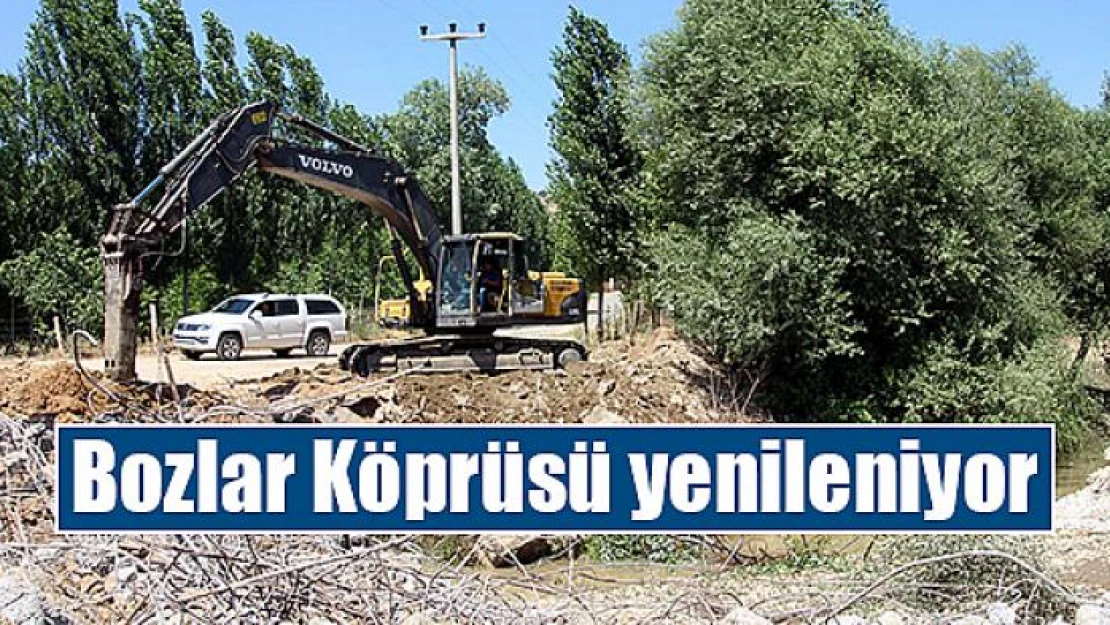 Bozlar Köprüsü yenileniyor