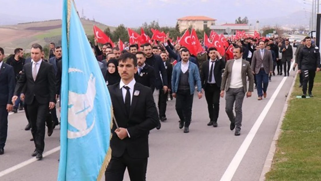 Ülkü Ocakları Kahramanmaraş İl Teşkilatı Çakıroğlu, için yürüdü!