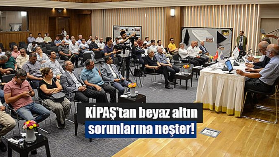 KİPAŞ'tan beyaz altın sorunlarına neşter!