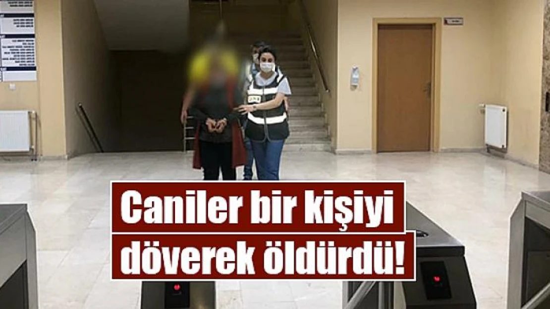 Caniler bir kişiyi döverek öldürdü