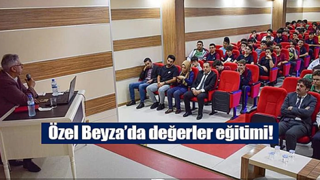 Özel Beyza'da değerler eğitimi!