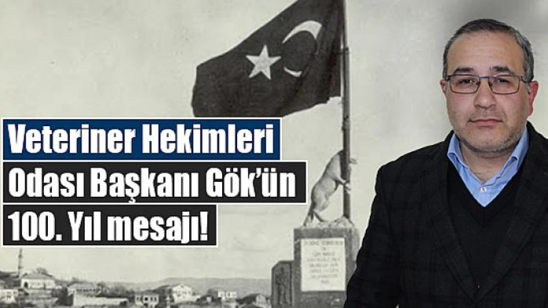 Veteriner Hekimleri Odası Başkanı Gök'ün 100. Yıl mesajı!