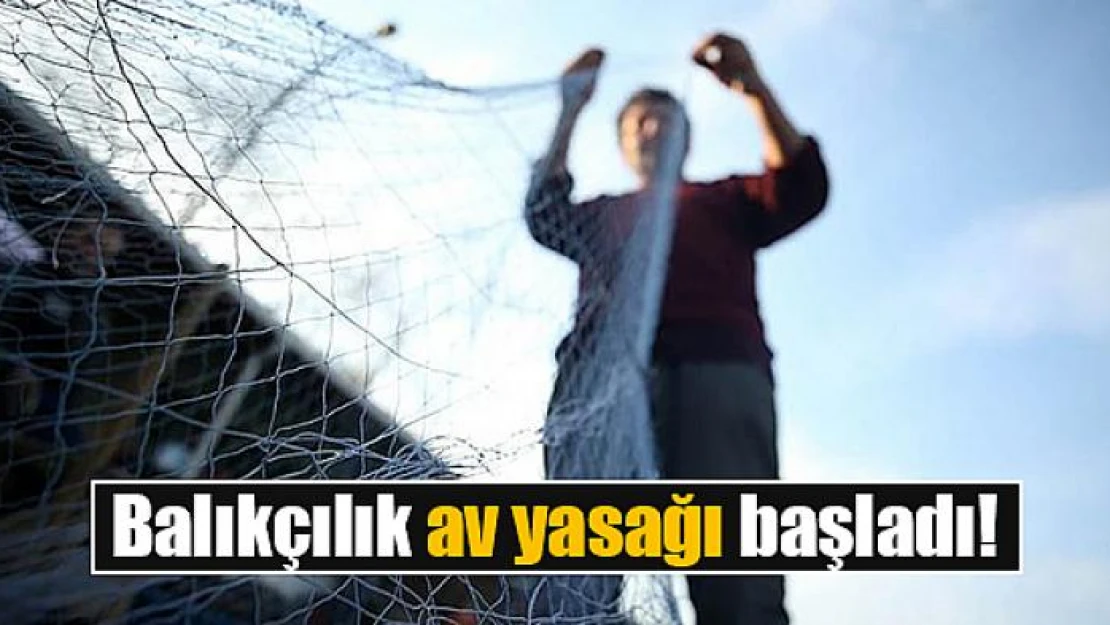 Balıkçılık av yasağı başladı!