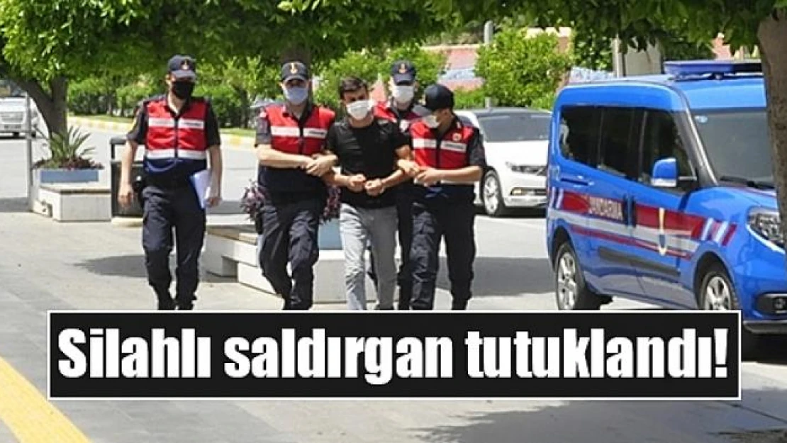 Silahlı saldırgan tutuklandı