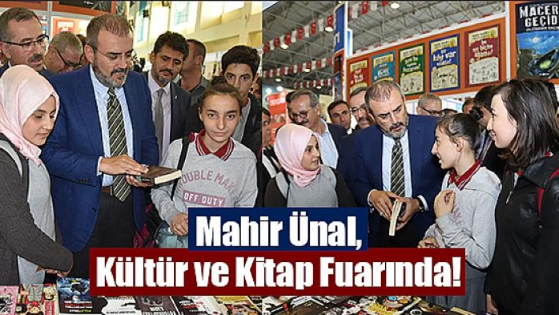 Mahir Ünal, Kültür ve Kitap Fuarında!