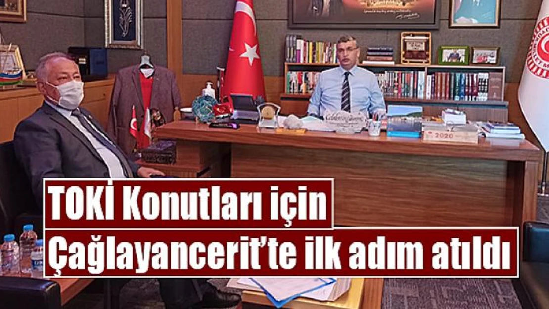 TOKİ Konutları için Çağlayancerit'te ilk adım atıldı