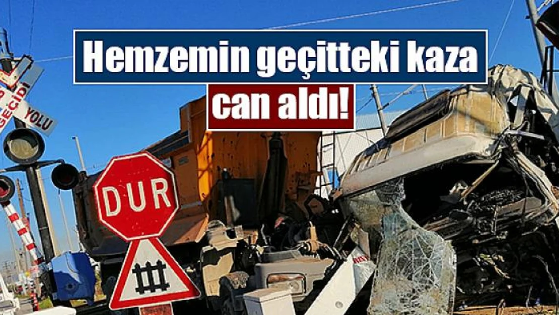 Hemzemin geçitteki kaza can aldı!