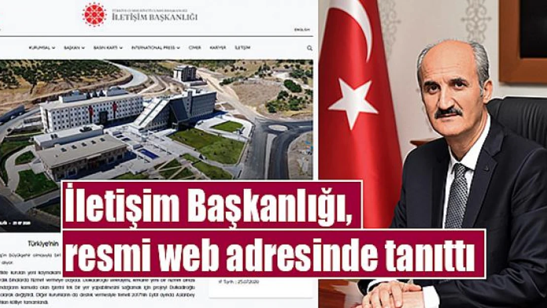 İletişim Başkanlığı, resmi web adresinde tanıttı