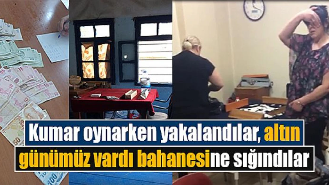 Kumar oynarken yakalandılar