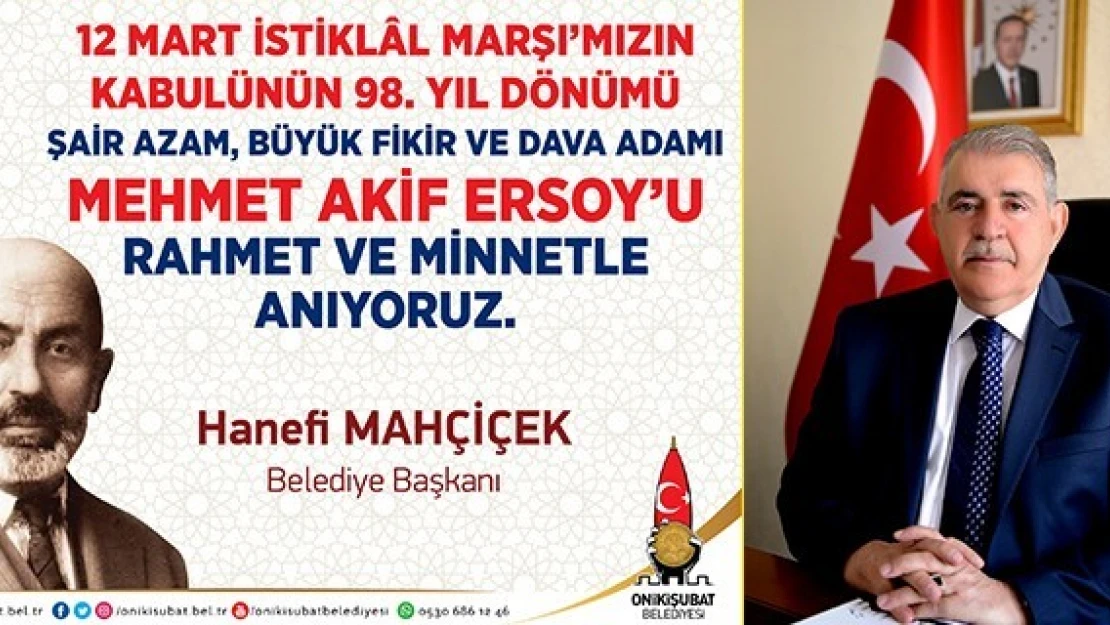 Mahçiçek İstiklal Marşı'nın önemini anlattı!