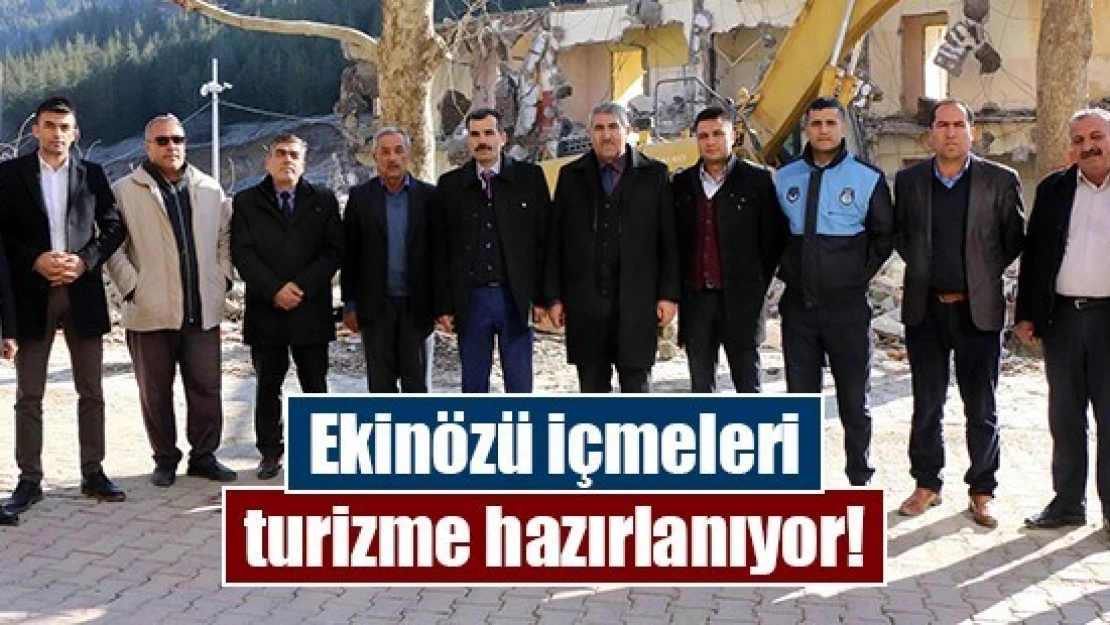 Ekinözü içmeleri turizme hazırlanıyor!