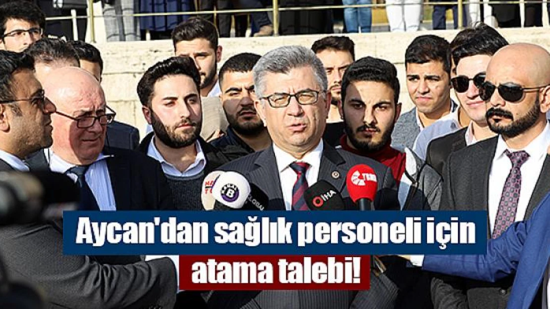 Aycan'dan sağlık personeli için atama talebi!