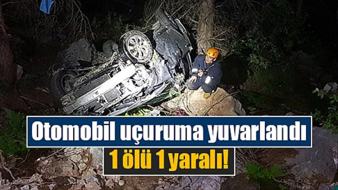 Otomobil uçuruma yuvarlandı: 1 ölü 1 yaralı