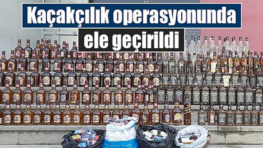 Kaçakçılık operasyonunda ele geçirildi