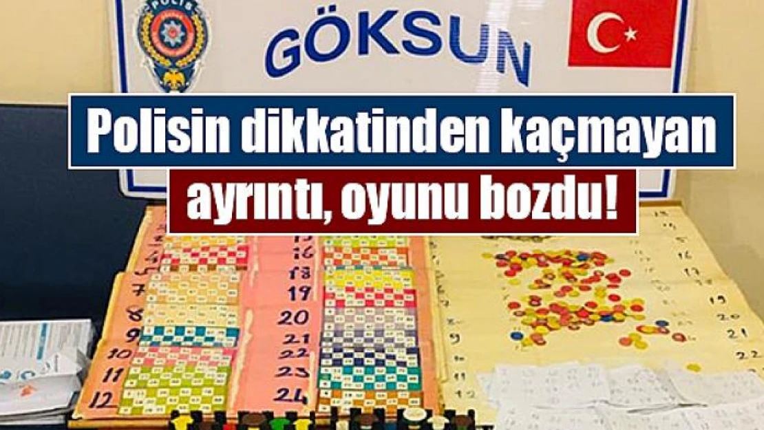 Polisin dikkatinden kaçmayan ayrıntı, oyunu bozdu!