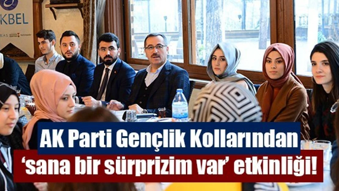 AK Parti Gençlik Kollarından 'sana bir sürprizim var' etkinliği!