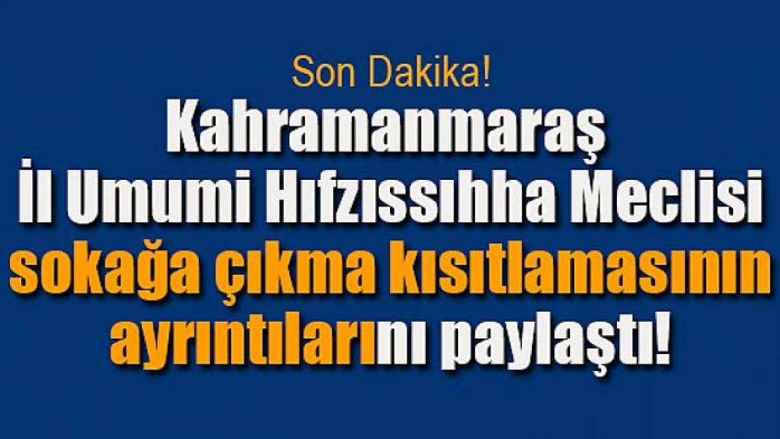 İl Umumi Hıfzıssıhha Meclisi kararları