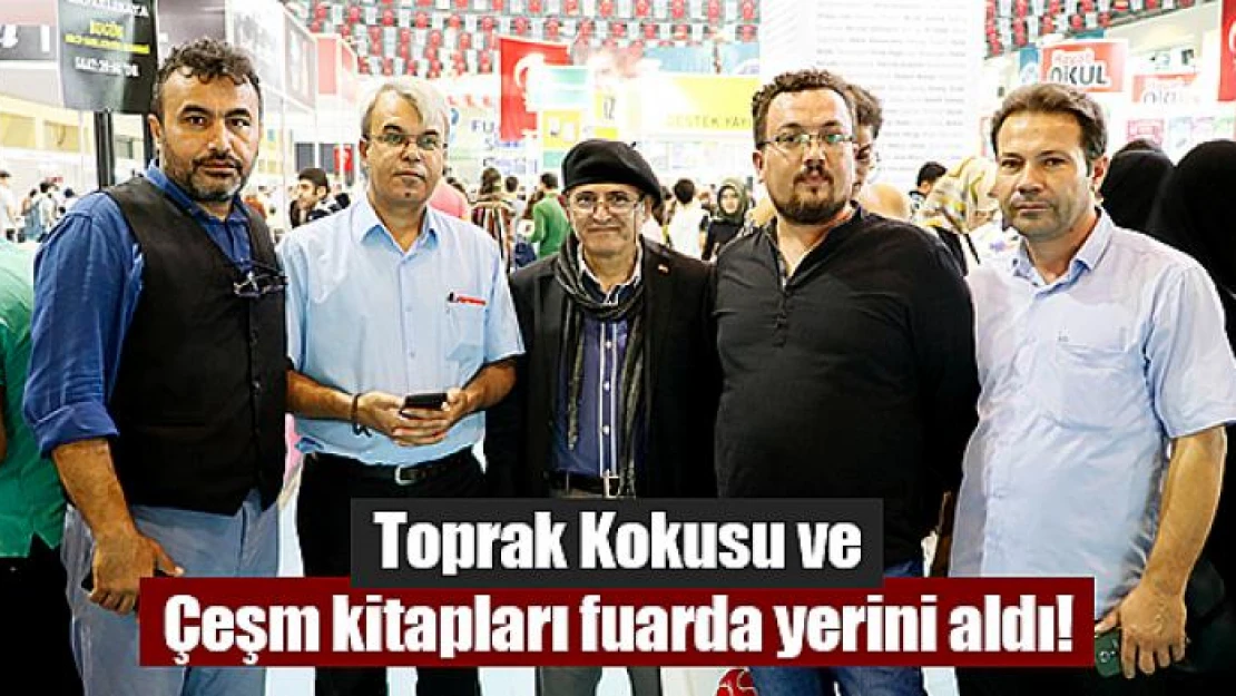 Toprak Kokusu ve Çeşm kitapları fuarda yerini aldı!