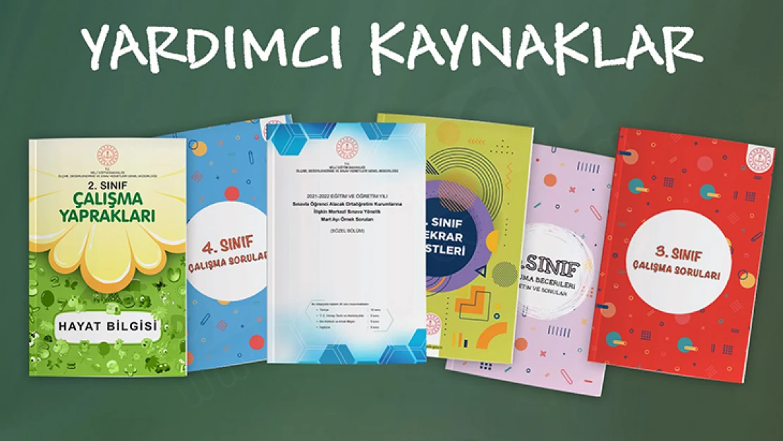 10 bin soruluk yardımcı kaynak paketi yayımlandı