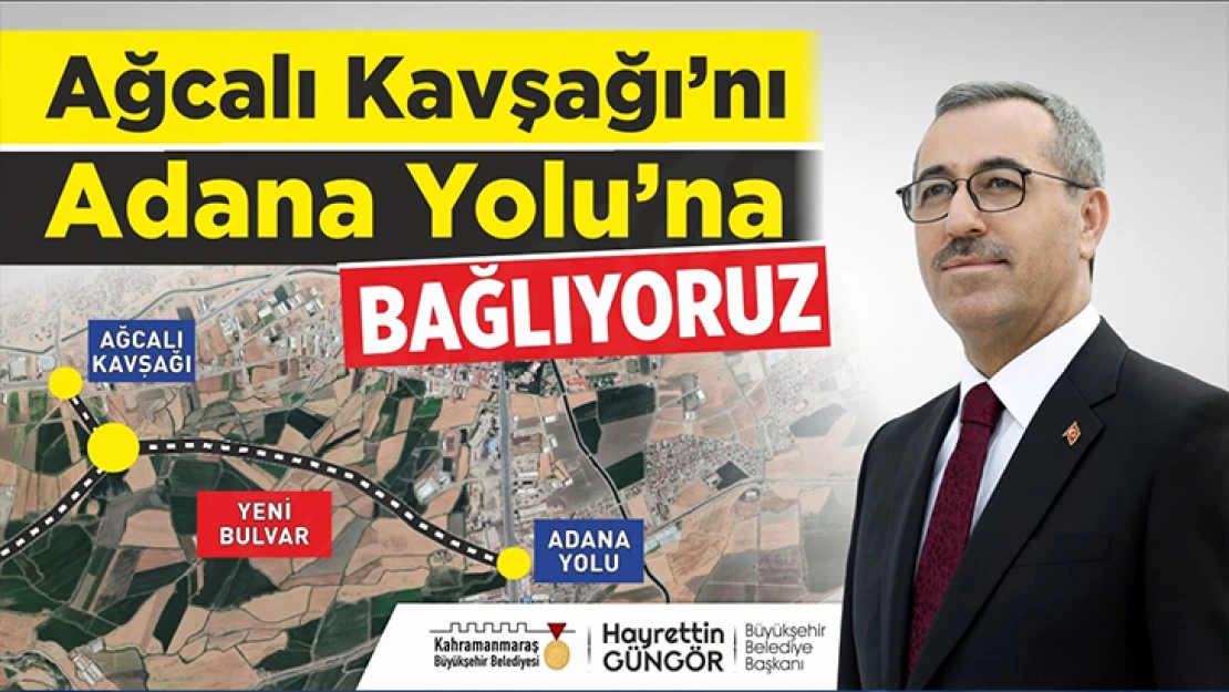 10 Milyon TL'lik ulaşım yatırımıyla Ağcalı Kavşağı Adana Yolu'na bağlanıyor