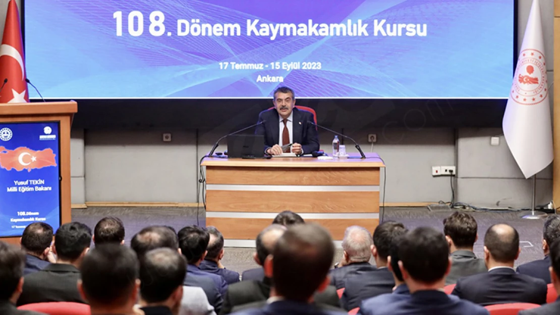 108. Dönem kaymakam adaylarının eğitimleri sürüyor