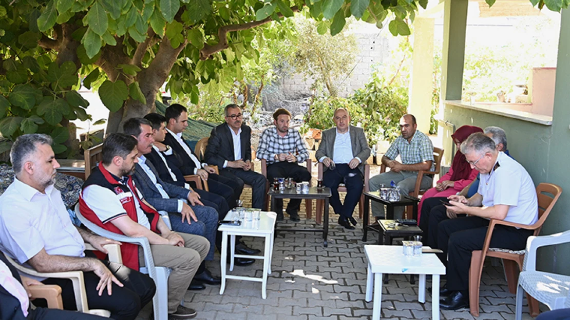 15 Temmuz şehidi Niyazi Ergüven'in ailesine ziyaret