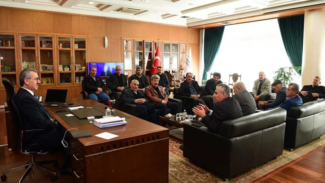 17 Mahalle Muhtarlardan Başkan Güngör'e ziyaret