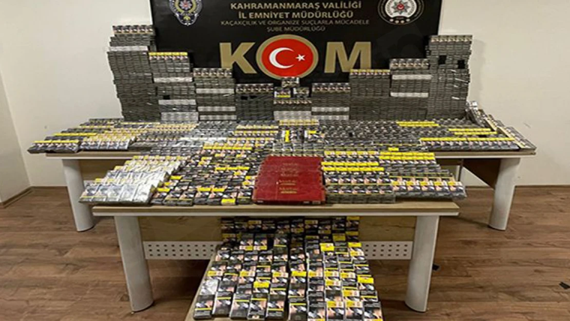 2 bin 800 paket kaçak sigara ele geçirildi