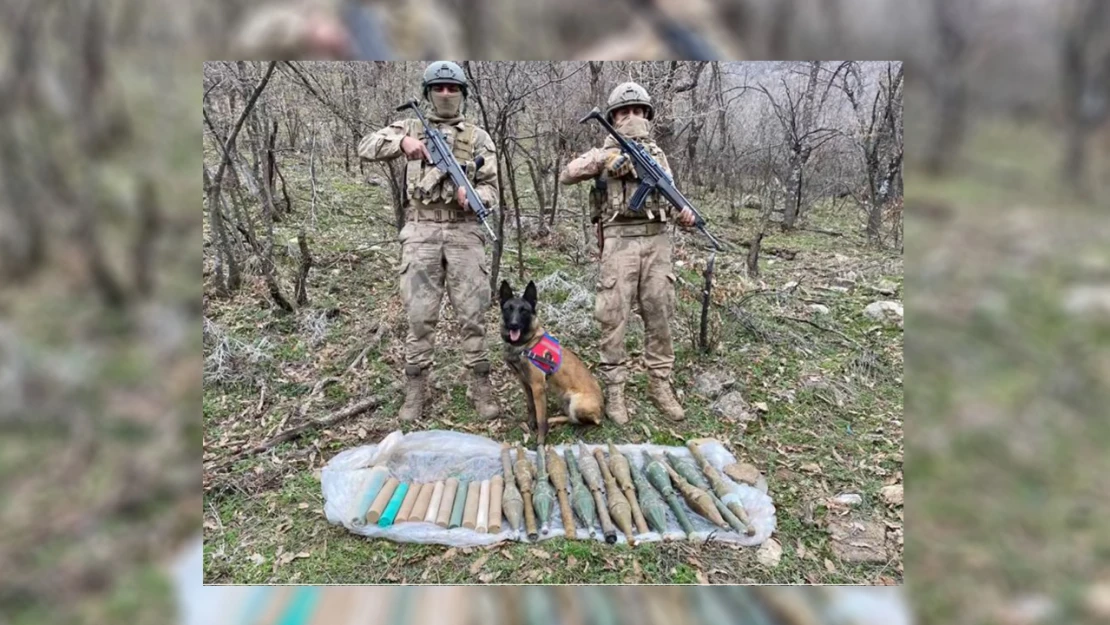 20 mağara ve sığınak imha edildi