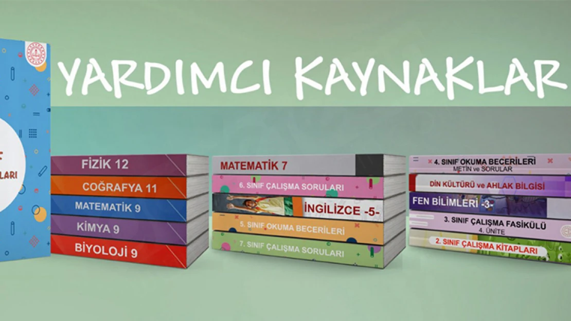 2022-2023 Eğitim öğretim yılı yardımcı kaynaklar hazır