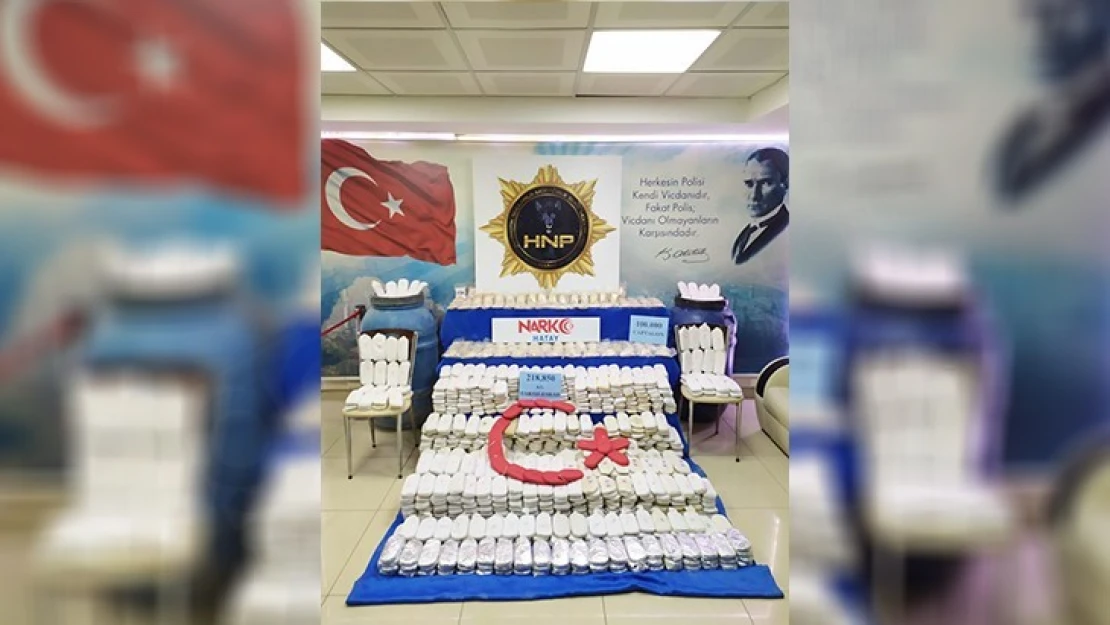 218 kilogram esrar ve 100 bin uyuşturucu hap ele geçirildi