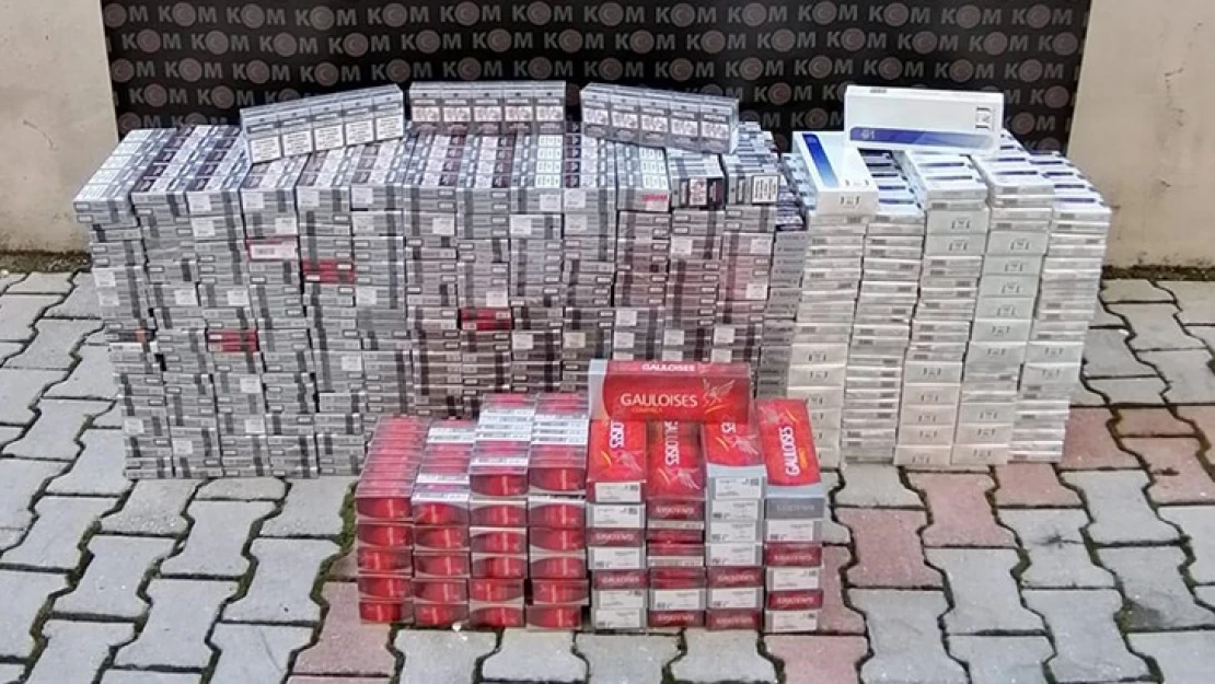 3 bin 200 paket kaçak sigara ele geçirildi