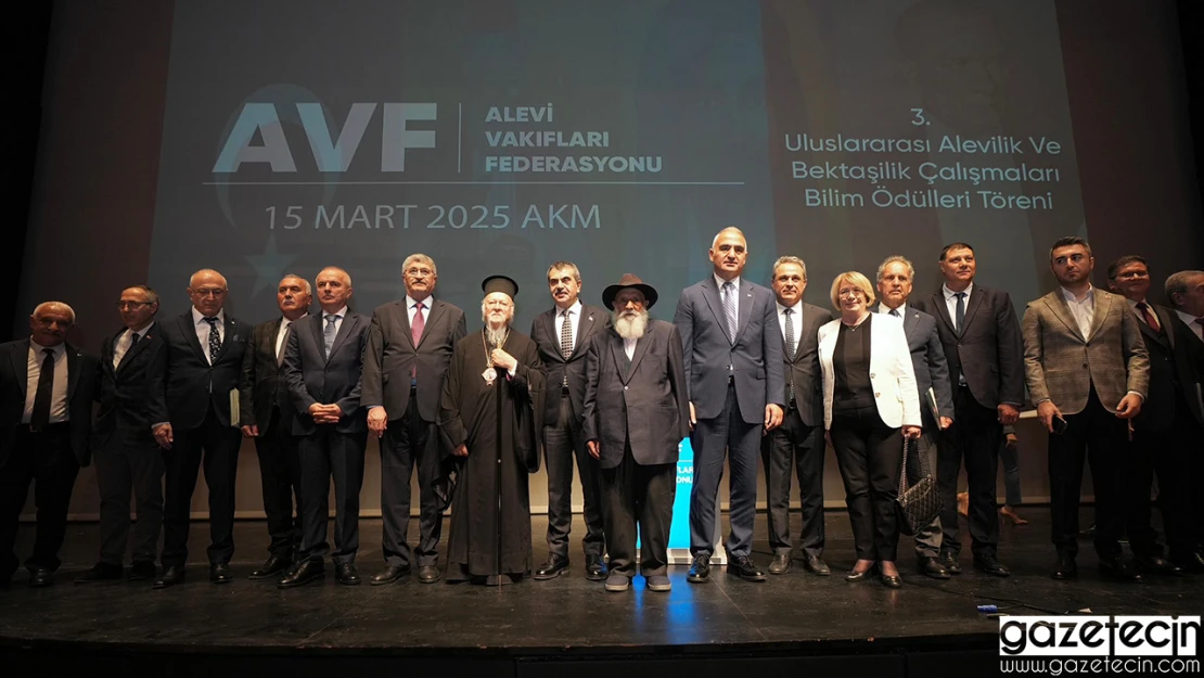 3'üncü Uluslararası Alevilik ve Bektaşilik çalışmaları bilim ödülleri dağıtıldı