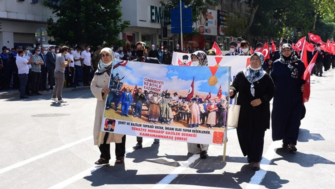 30 Ağustos Zafer Bayramı Kahramanmaraş'ta coşkuyla kutlandı