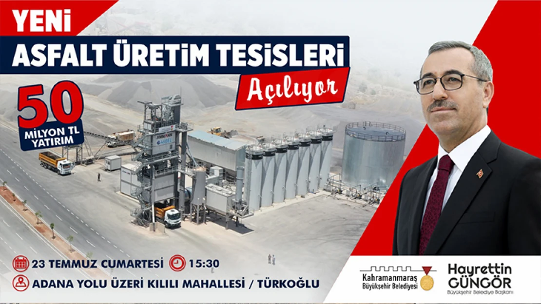 50 Milyon TL'ye Kahramanmaraş'a kazandırılan tesisler açılıyor