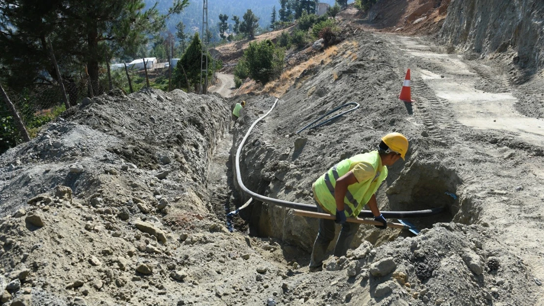 6 kilometrelik yeni içmesuyu hattı tamamlandı