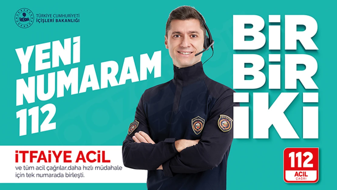 Acil çağrılarda tek numara: 112